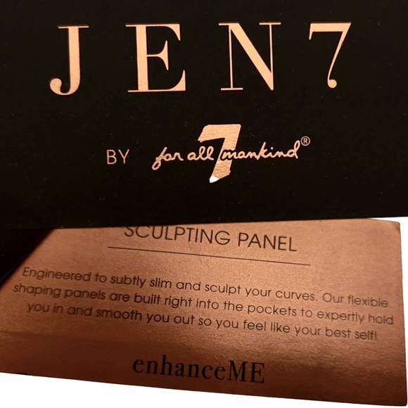 Jen 7 | 7 for All Mankind Womens Denim Bermuda Shorts Stretchy Sz 10 NWT - Picture 14 of 15